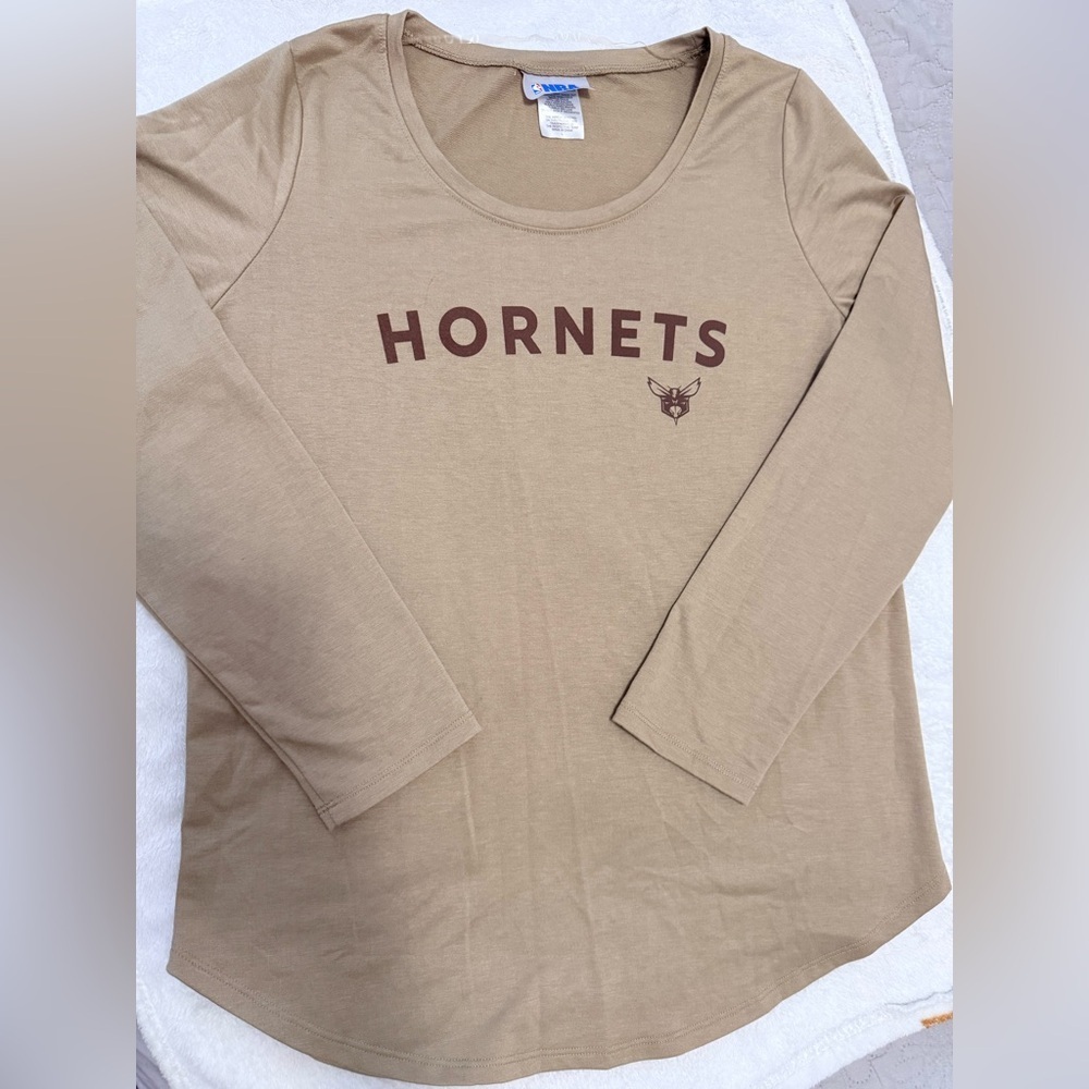 NBA Tan Shirt with Logo